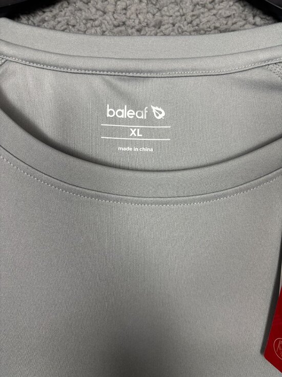 Baleaf Gray Long Sleeve Shirt UPF 50+ Performance Activewear Run/Workout XL NWTs - Picture 5 of 8